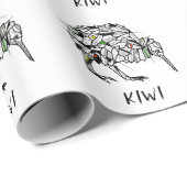 幾何学的コーリュキウイ ラッピングペーパー (ロールコーナー)