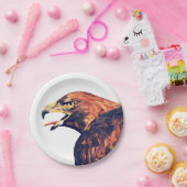 幾何学的ゴールデンイーグル ペーパープレート (パーティー)