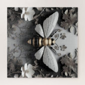 幾何学的ゴールデンハネビーアート ジグソーパズル (横)