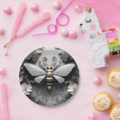 幾何学的ゴールデンハネビーアート ペーパープレート (パーティー)