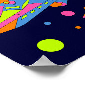 幾何学的サイケデリック宇宙艦隊 ポスター (角)