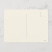 幾何学的サンタクロース シーズンポストカード (裏面)