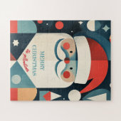 幾何学的サンタクロース ジグソーパズル (横)