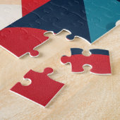 幾何学的サンタクロース ジグソーパズル (側面)