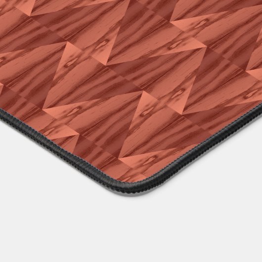 幾何学的シダーデスクマット デスクマット (コーナー)