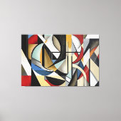 幾何学的シンフォニーパーフェクト調和 キャンバスプリント (正面)