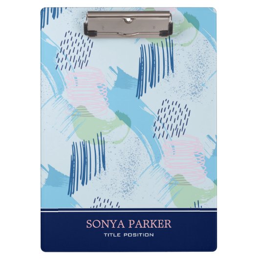 幾何学的シームレスパターン クリップボード (正面)