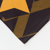 幾何学的シームレスパターン。ミニマルスタイル面  フリースブランケット (角)