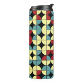 幾何学的シームレスパターン、モダンデザイン。 タンブラー (回転左)