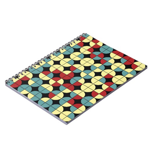 幾何学的シームレスパターン、モダンデザイン。 ノートブック (左側)