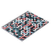 幾何学的シームレスパターンdesigngeometric,テクスチャ ノートブック (左側)