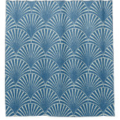 幾何学的シームレスミニマルパターン シャワーカーテン (正面)