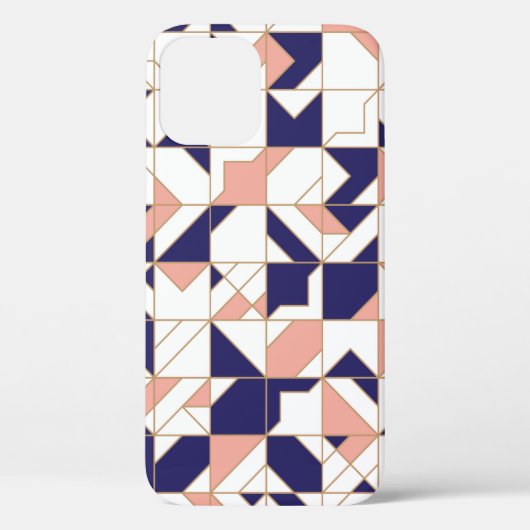 幾何学的シームレスモダンパターン Case-Mate iPhoneケース (裏面)