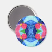 幾何学的スキットルマグネット マグネット (正面/裏面)