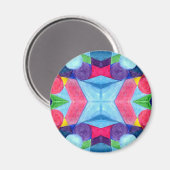 幾何学的スキットルマグネット マグネット (正面/裏面)