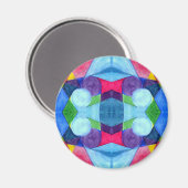 幾何学的スキットルマグネット マグネット (正面/裏面)