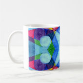 幾何学的スキットルマグ コーヒーマグカップ (左)