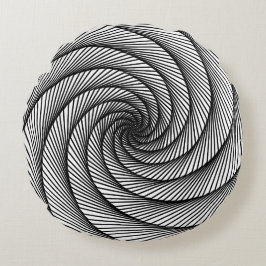 幾何学的スケッチItalianFreaks ラウンドクッション