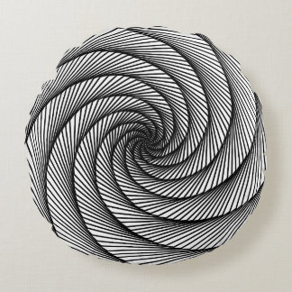 幾何学的スケッチItalianFreaks ラウンドクッション