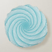 幾何学的スケッチItalianFreaks ラウンドクッション (裏面)