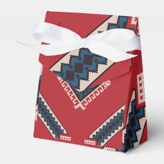 幾何学的スタイリッシュクラシックかわいいトレンディーカラフル フェイバーボックス (正面サイド)