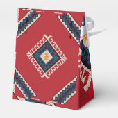 幾何学的スタイリッシュクラシックかわいいトレンディーカラフル フェイバーボックス (裏面サイド)