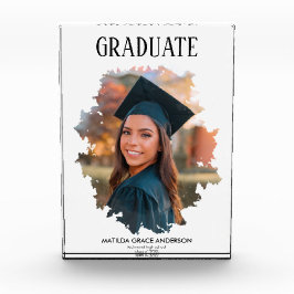 幾何学的スタイリッシュ卒業写真ブロック フォトブロック