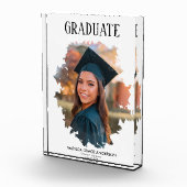 幾何学的スタイリッシュ卒業写真ブロック フォトブロック (右)