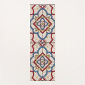 幾何学的ステンドグラス窓ニューキャッスル大聖堂 ヨガマット (正面)