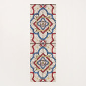 幾何学的ステンドグラス窓ニューキャッスル大聖堂 ヨガマット (裏面)