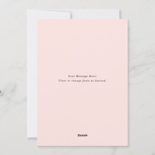 幾何学的スノーフレークモダンおもしろいホリデーフォトカード シーズンカード (裏面)