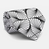 幾何学的スワールタイ ネクタイ (ロール)