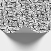 幾何学的スワールラップ紙 ラッピングペーパー (角)