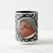 幾何学的スワール マグカップ (中央)