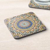 幾何学的タイルパターン、モロッコ コースター (左側)