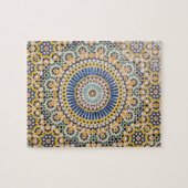 幾何学的タイルパターン、モロッコ ジグソーパズル (横)