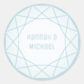 幾何学的ダイヤモンドラウンド ラウンドシール (正面)