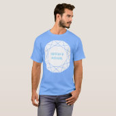幾何学的ダイヤモンドラウンド Tシャツ (正面フル)