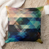 幾何学的テクスチャの色 クッション (ブランケット)