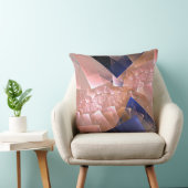 幾何学的テクスチャルフラクタル装飾を避ける クッション (椅子)