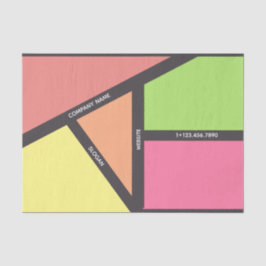 幾何学的テーマティッシュペーパー 薄葉紙