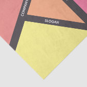 幾何学的テーマティッシュペーパー 薄葉紙 (詳細)