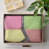 幾何学的テーマティッシュペーパー 薄葉紙 (ギフト)