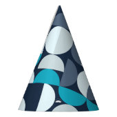 幾何学的テーマ パーティーハット (左)