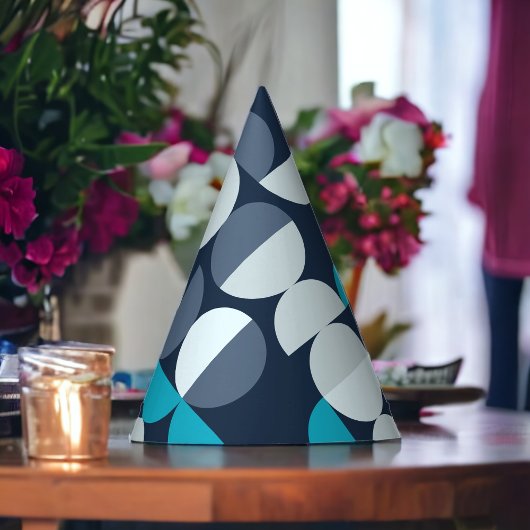 幾何学的テーマ パーティーハット