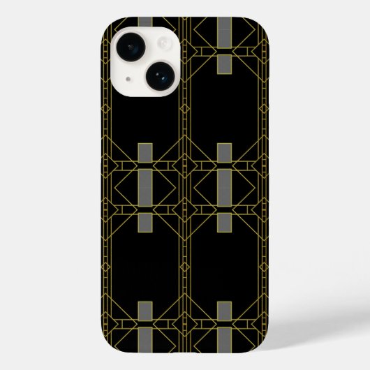幾何学的デコパターン Case-Mate iPhoneケース (裏面)