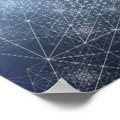 幾何学的デザインポスター ポスター (角)