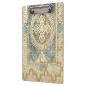 幾何学的デザイン付き装飾華美タペストリー クリップボード (左)