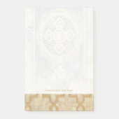 幾何学的デザイン付き装飾華美タペストリー ポストイット (正面)