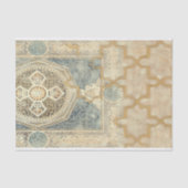 幾何学的デザイン付き装飾華美タペストリー 薄葉紙 (正面)